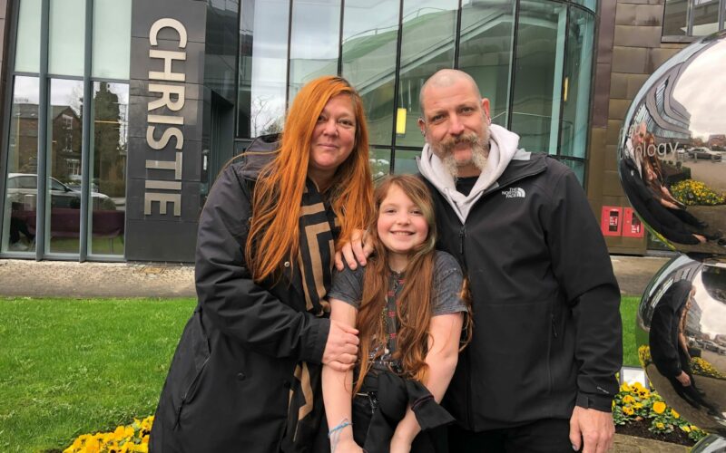 Gabriel Perez Carol with his wife Lidia and daughter Xiana